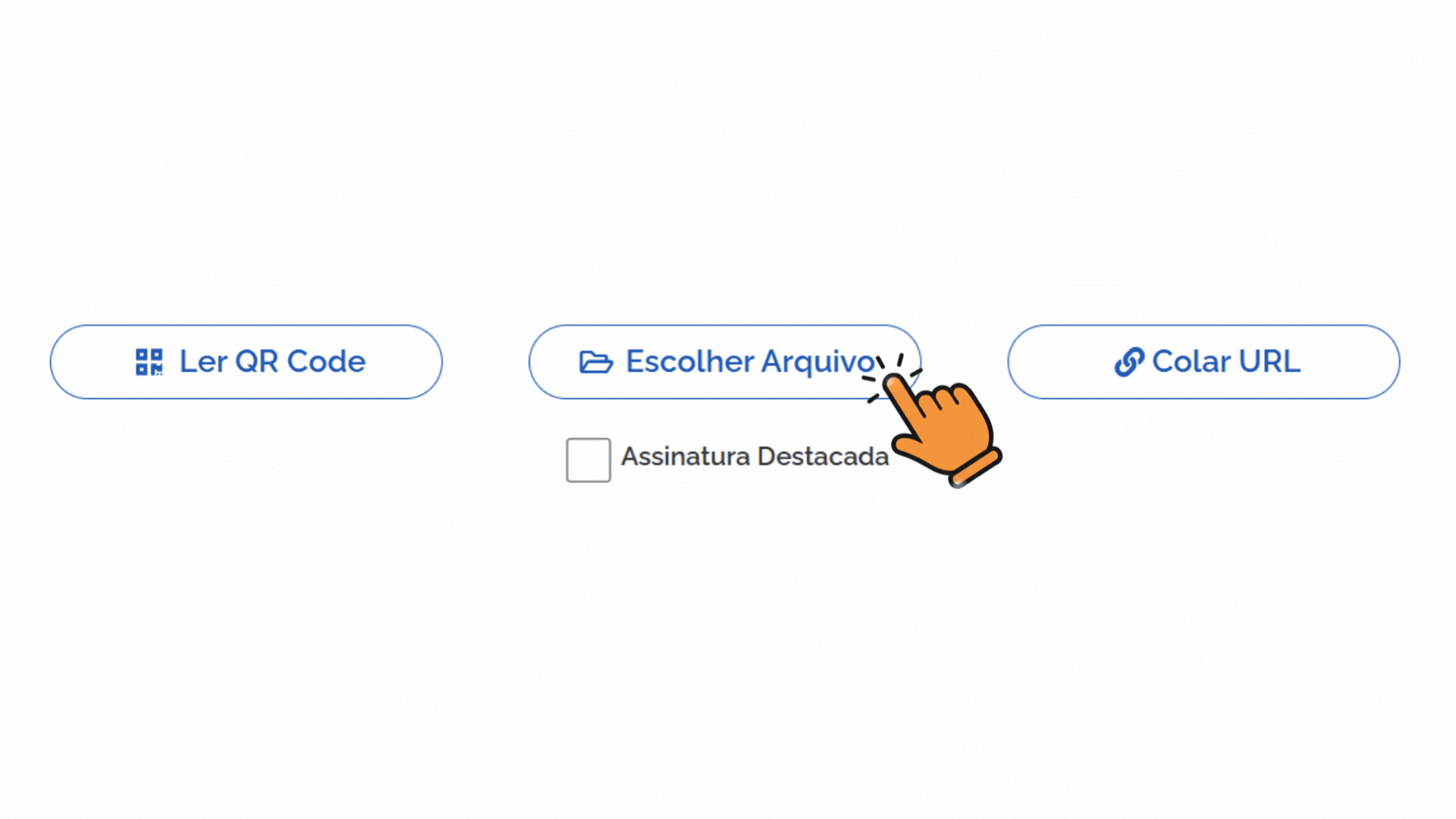 Exemplo de upload de arquivo